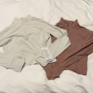 Two Lululemon Run Rulu Tops
